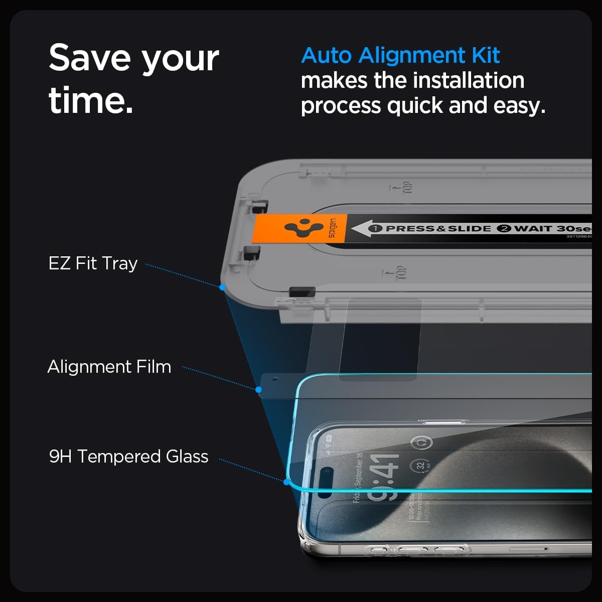 iPhone 15 Pro Ultra Hybrid Pack (MagFit Case + Tempered Glass)