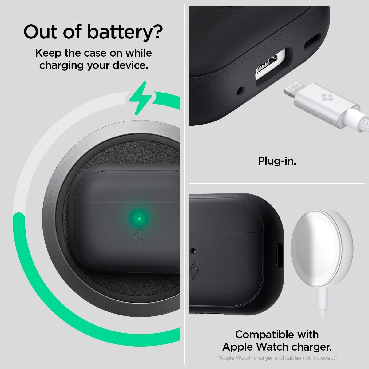 Airpods Pro 2nd Gen Silicone Fit Case with Lanyard Strap