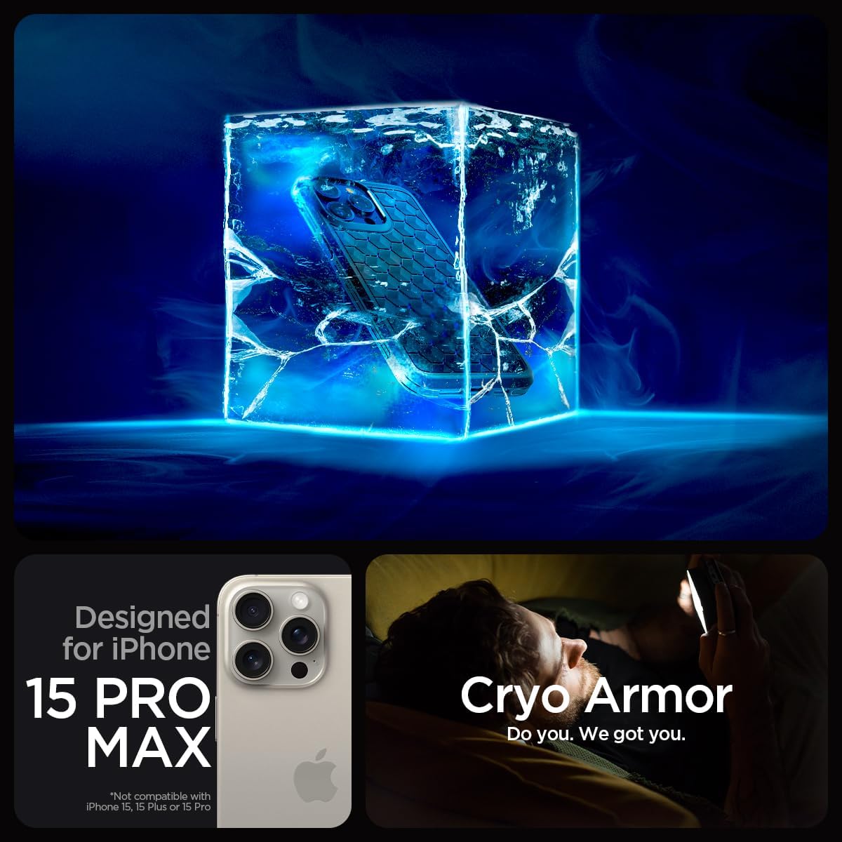 iPhone 15 Pro Max Cryo Armor Case