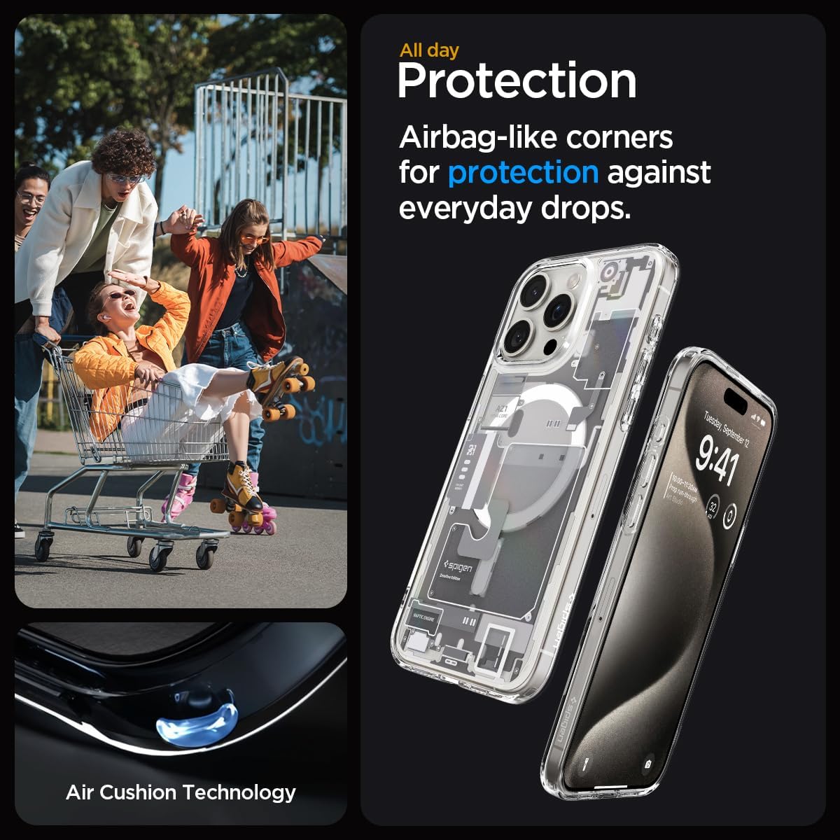 iPhone 15 Pro / Pro Max Ultra Hybrid Zero One Case