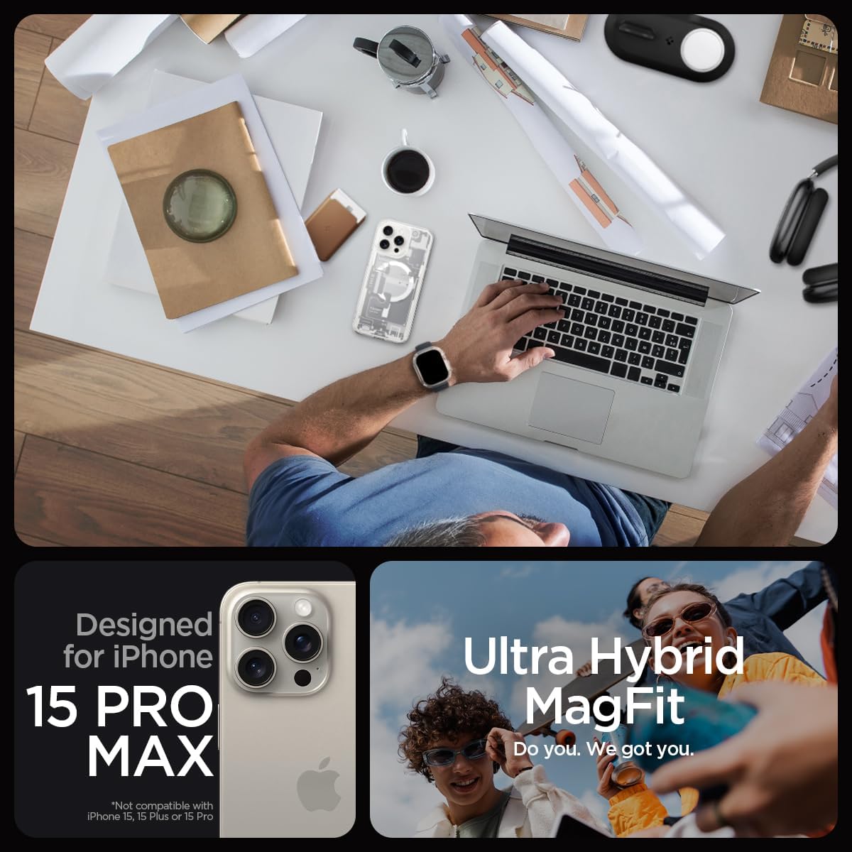 iPhone 15 Pro / Pro Max Ultra Hybrid Zero One Case