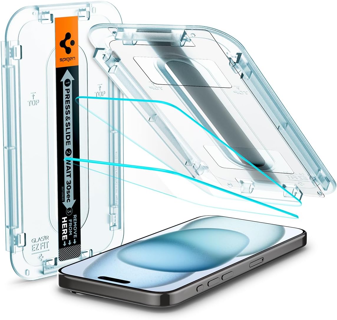 iPhone 16 / 15 Screen Protector GLAS.tR EZ Fit | Sensor Protected