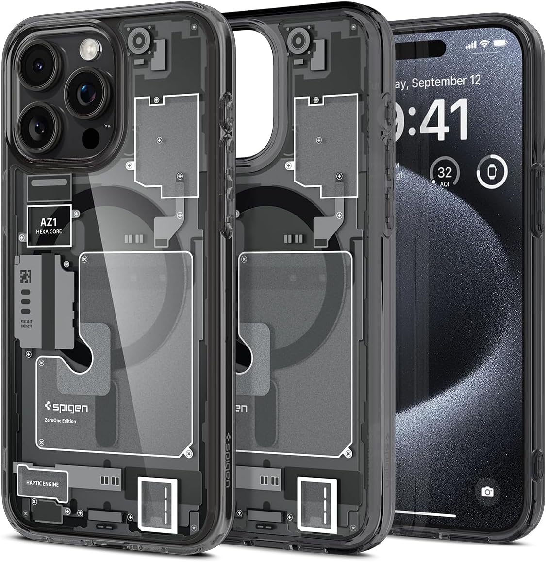 iPhone 15 Pro / Pro Max Ultra Hybrid Zero One Case