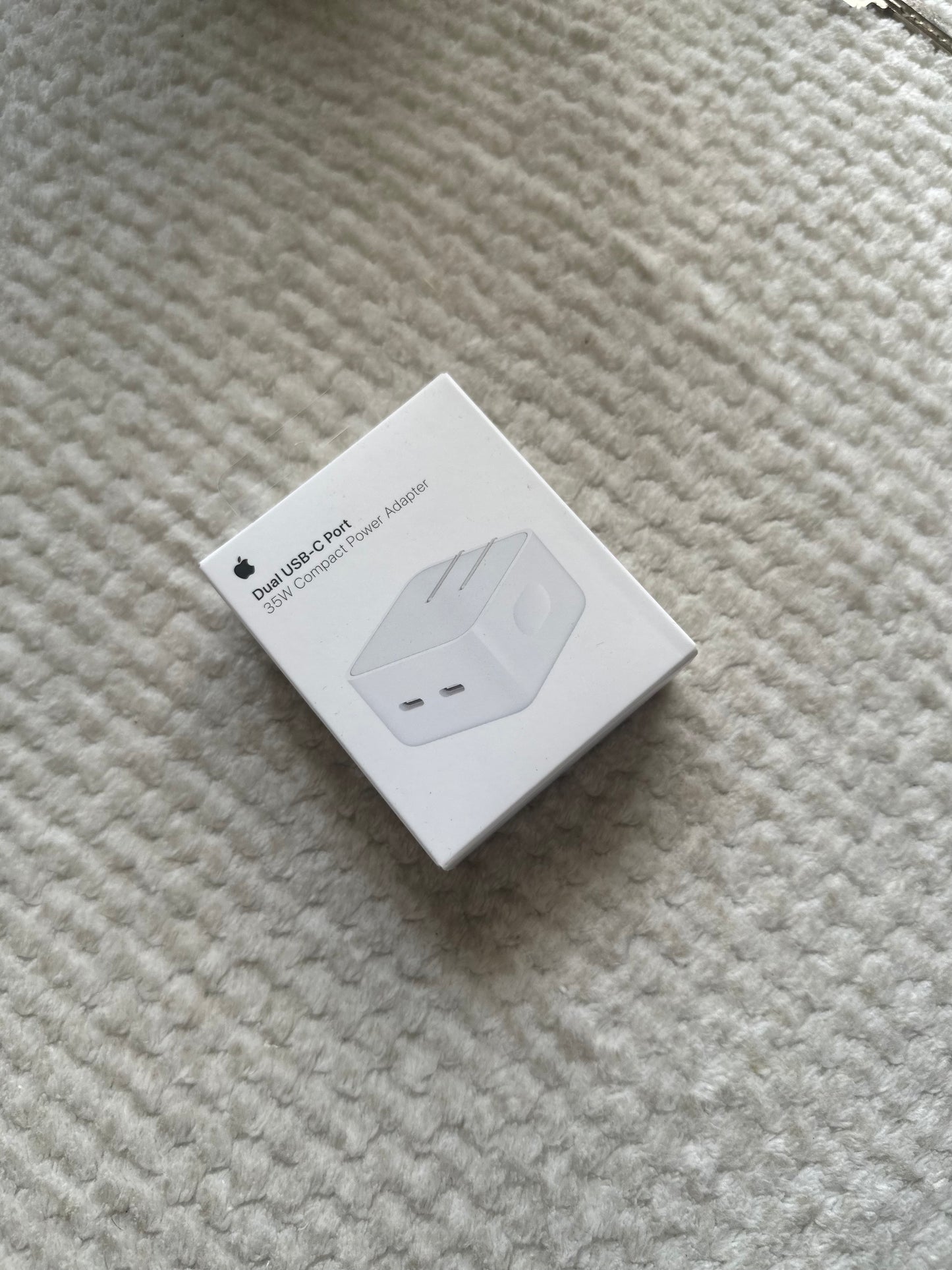 Apple Adapter 35W Dual Port USB-C