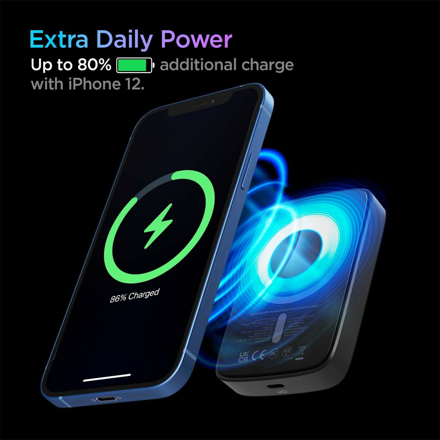 Magsafe Charger (Battery pack) For iPhone 15 / 14 / 13 / 12 Series | Spigen