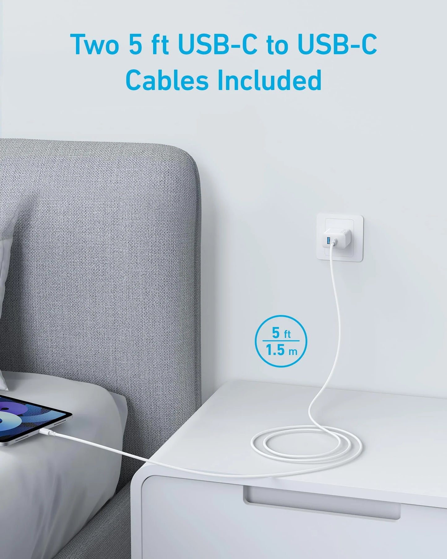 Anker Charger (20W, 2 Ports, 2-Pack)