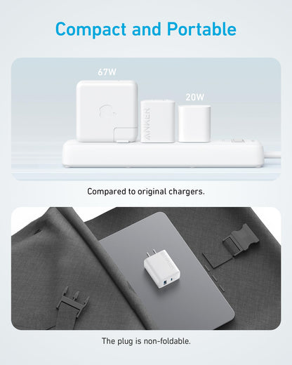Anker Charger (20W, 2 Ports, 2-Pack)
