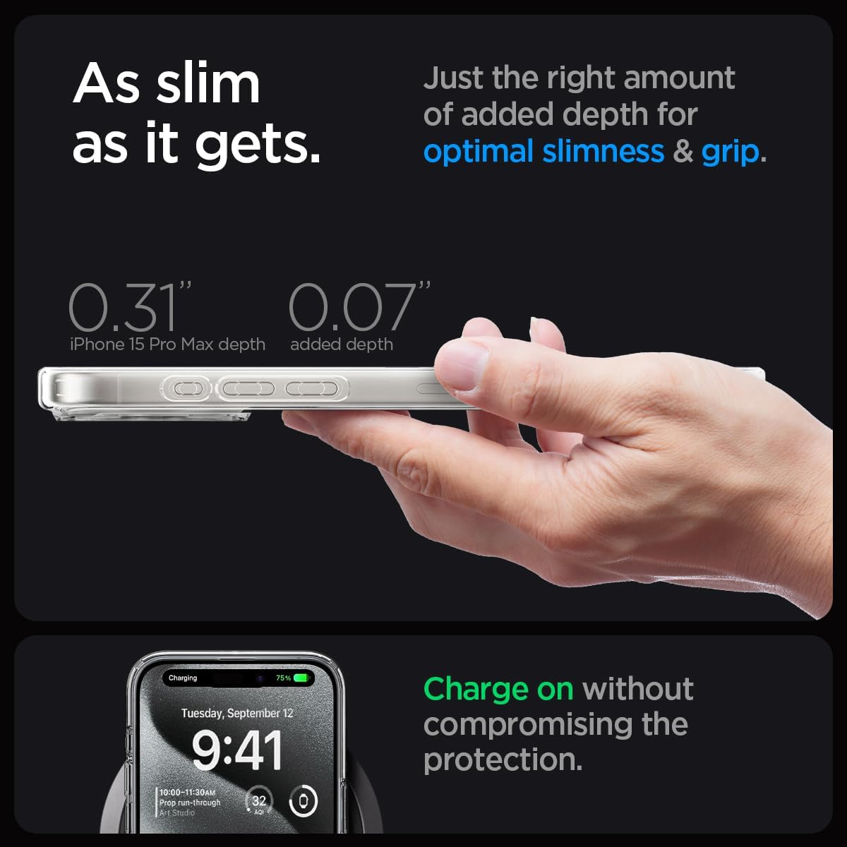 iPhone 15 Pro / Pro Max Ultra Hybrid Zero One Case