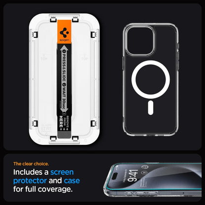 iPhone 15 Pro Ultra Hybrid Pack (MagFit Case + Tempered Glass)
