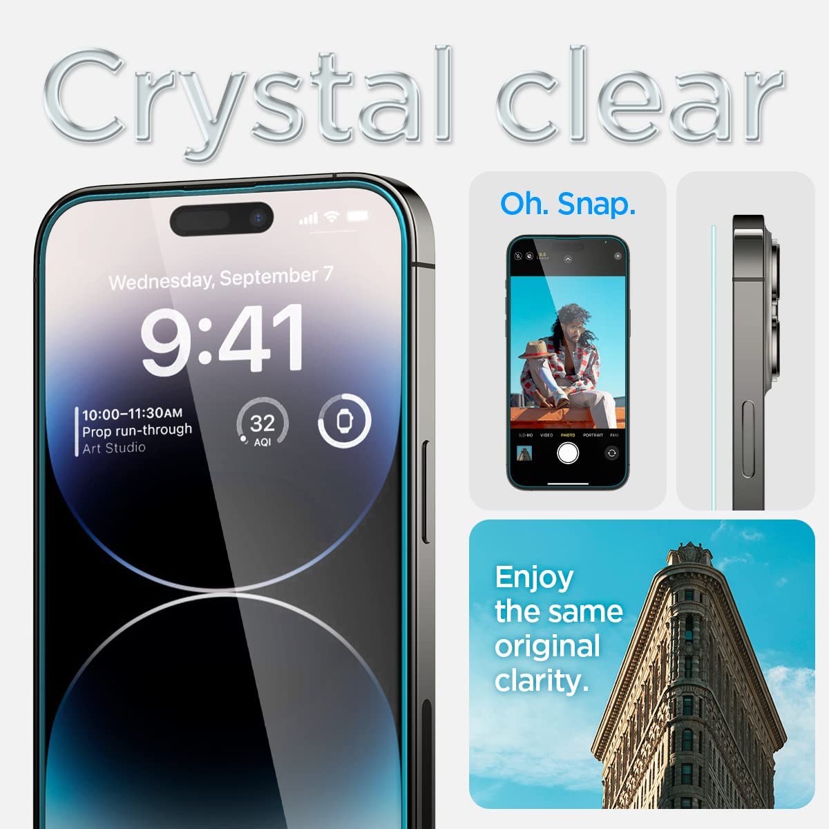 iPhone 14 Pro Screen Protector EZ FIT GLAS.tR (Sensor Protection)