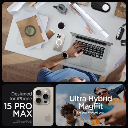 iPhone 15 Pro Max Ultra Hybrid (MagFit) White