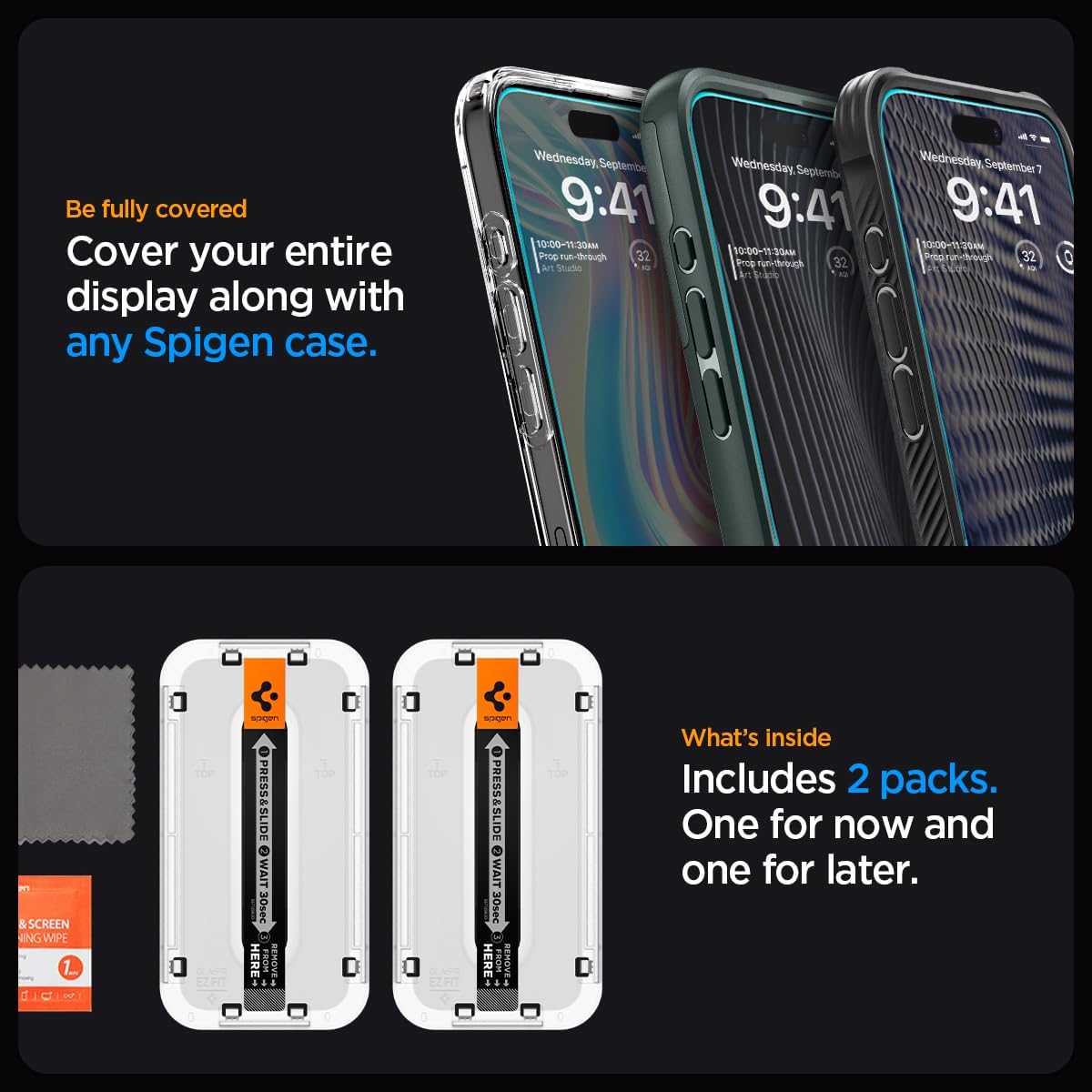 iPhone 15 pro max GLAS.tR EZ Fit | Sensor Protected
