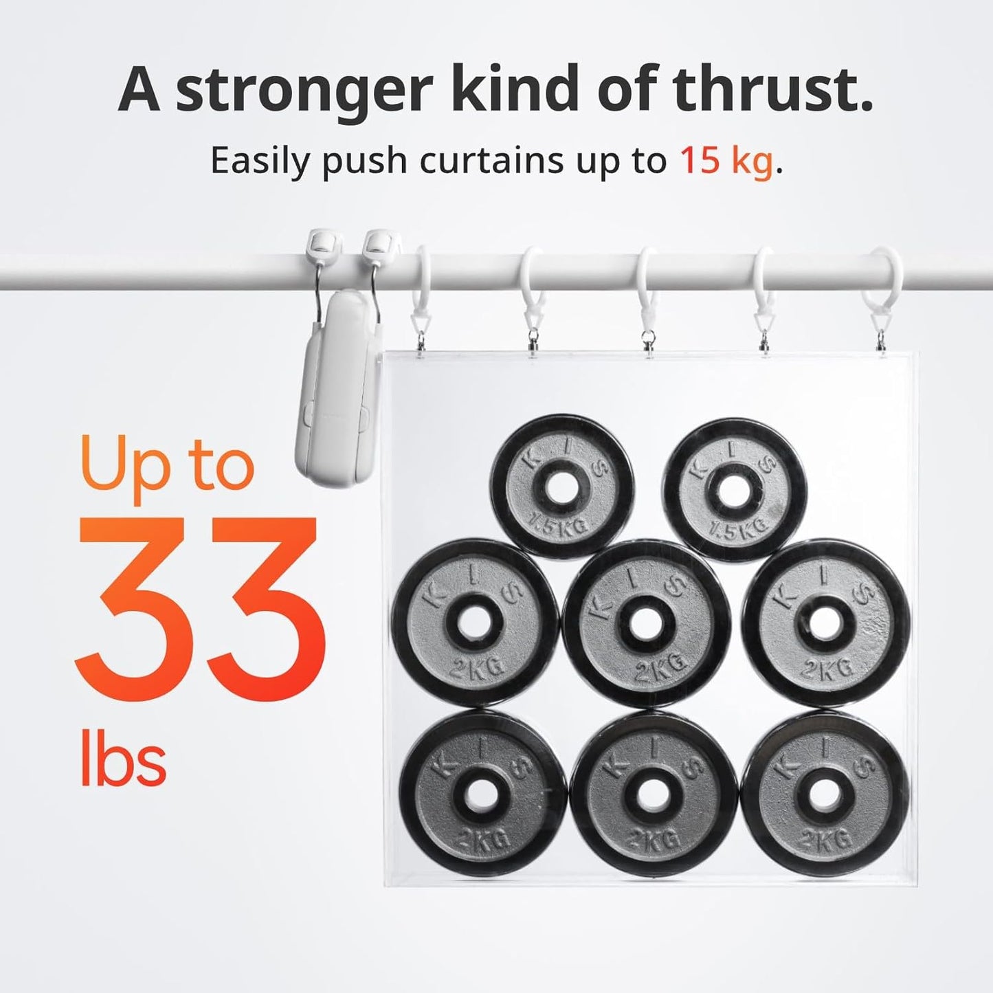 SwitchBot Automatic Curtain Opener – Cortina inteligente con control remoto Bluetooth con aplicación y temporizador