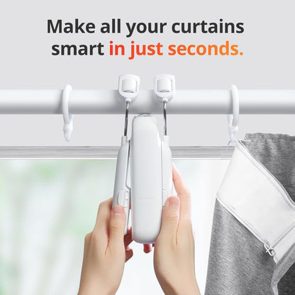 SwitchBot Automatic Curtain Opener – Cortina inteligente con control remoto Bluetooth con aplicación y temporizador