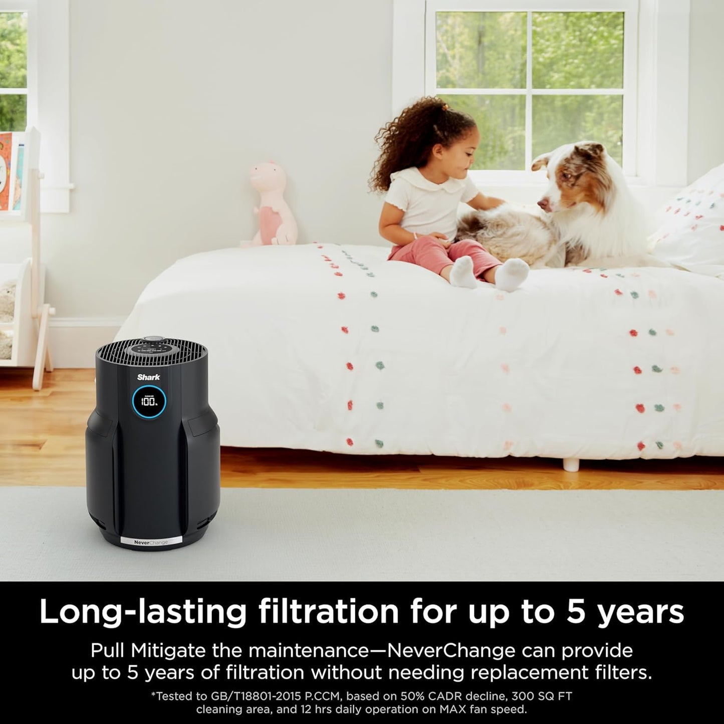 Shark NeverChange Air Purifier filtro HEPA de 5 años