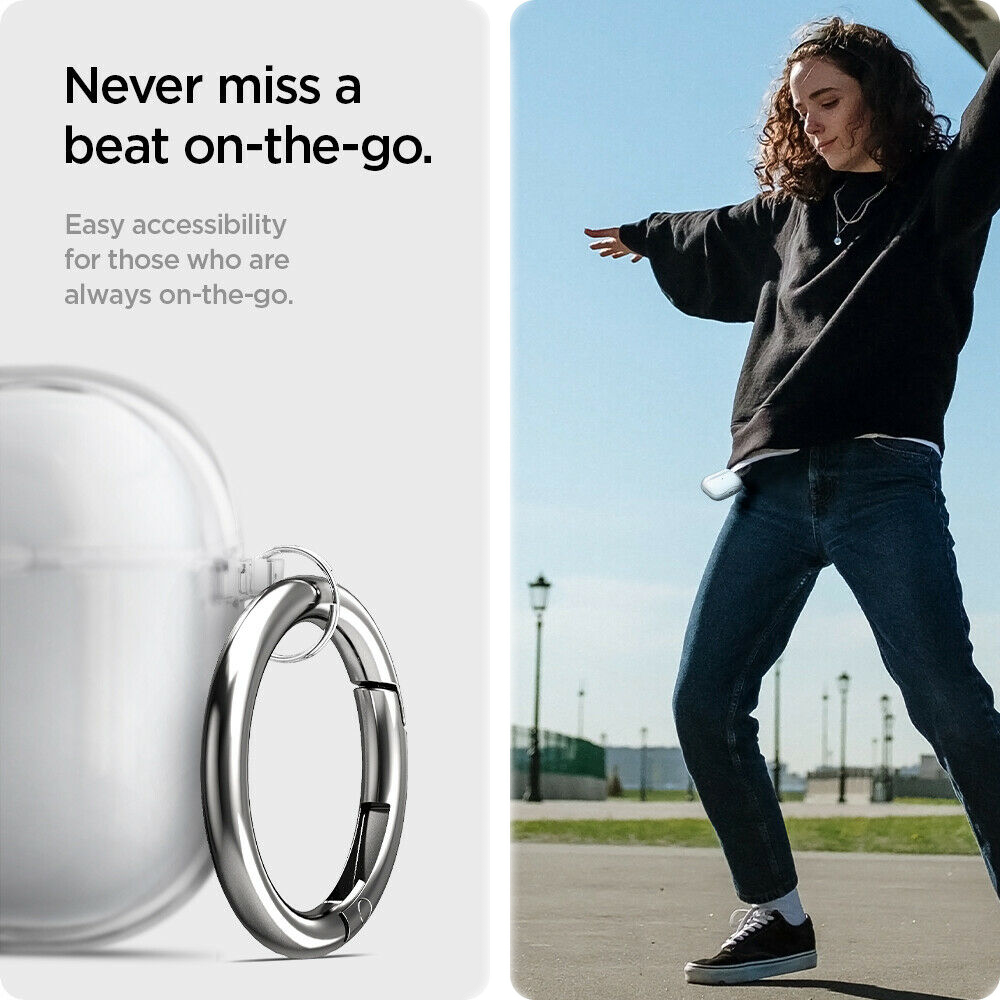 For Apple AirPods 3 Case | Spigen [ Ultra Hybrid ] Shockproof Slim Clear Cover