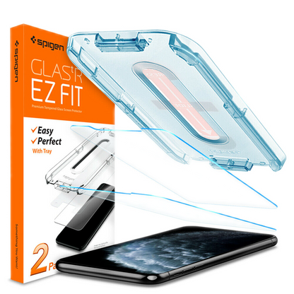 Spigen iPhone 11 Pro Xs X  GLASS Screen Protector [Glas.tR SLIM] [2PACK]