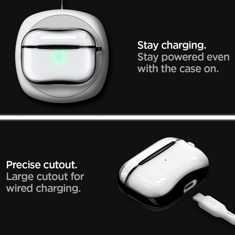 Apple Airpods Pro 1st Gen Case ( 2019 ) | Spigen [ Ultra Hybrid ] Slim Protective Cover