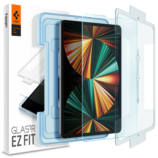 For iPad Pro 12.9" | Spigen [ Glas.tR EZ FIT ] Tempered Glass Screen Protector
